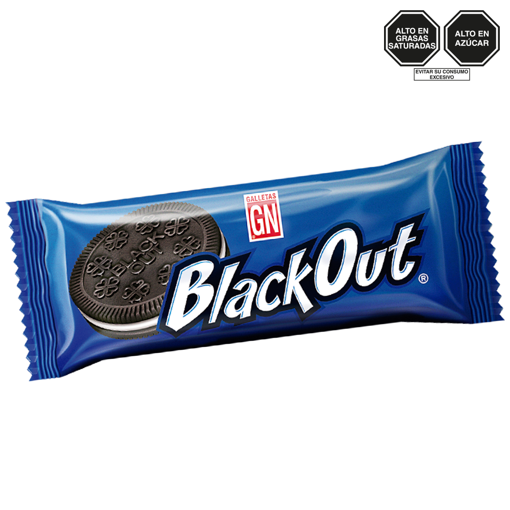 Galletas Blackout azul